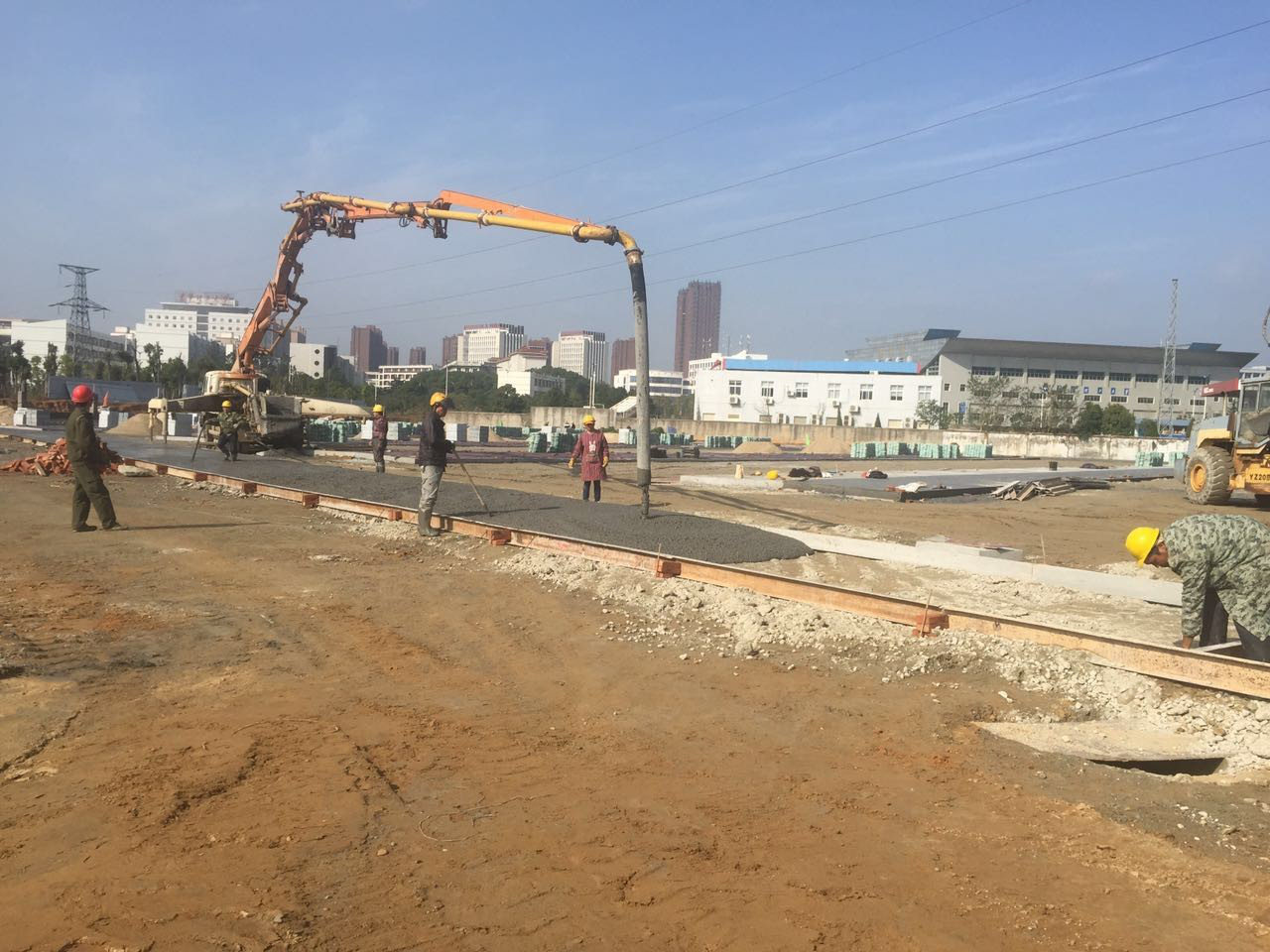 松鹤路停车场项目进入全力冲刺阶段