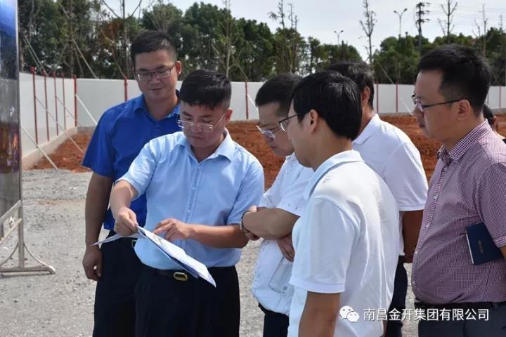 BY.COM高管现场调度 大力推进项目建设