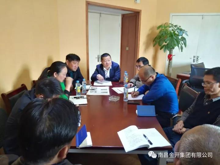 金开BY.COM董事长胡顺明莅临市政公司调研指导工作