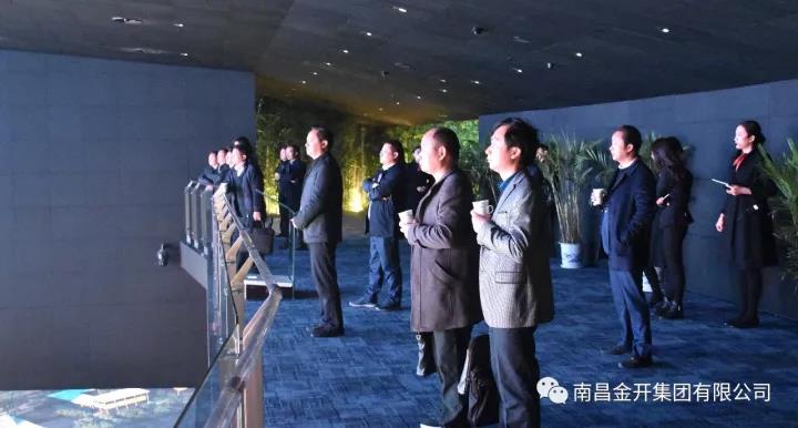 永修县县长郑绍一行莅临金开BY.COM进行考察学习