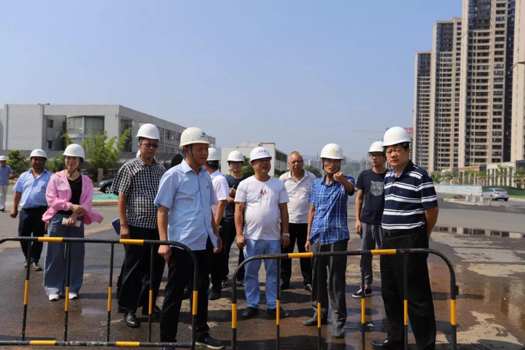 金开BY.COM董事长谢荣华带队调研BY.COM重大重点项目