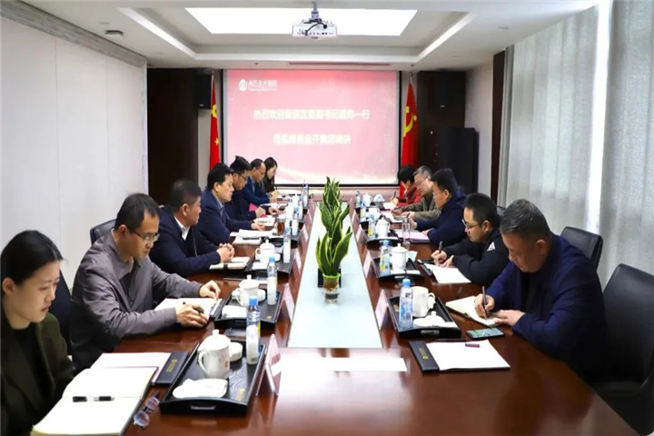 新建区委副书记盛炜一行莅临金开BY.COM调研