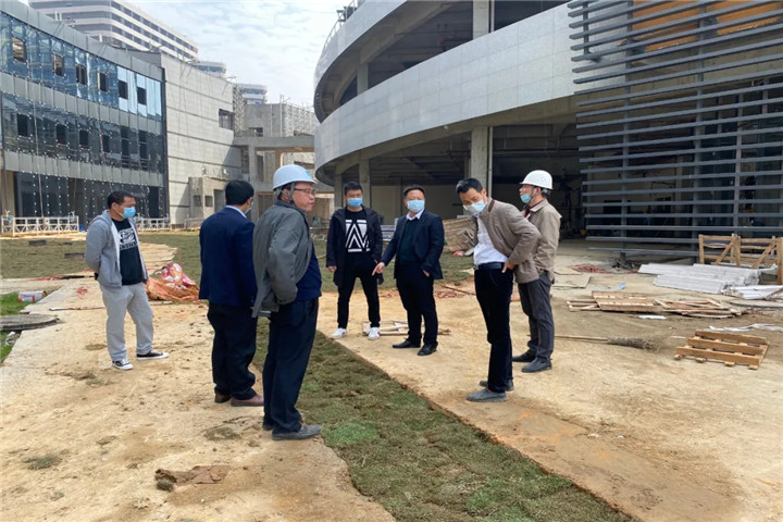 BY.COM副总经理胡许亮督导推进儒乐湖片区重大重点项目建设