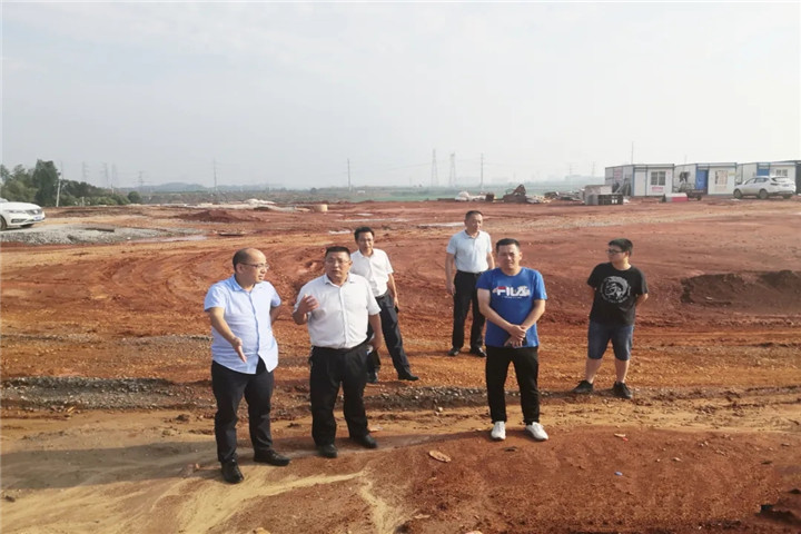 金开BY.COM党委委员熊永赋深入儒乐湖片区调研项目建设情况