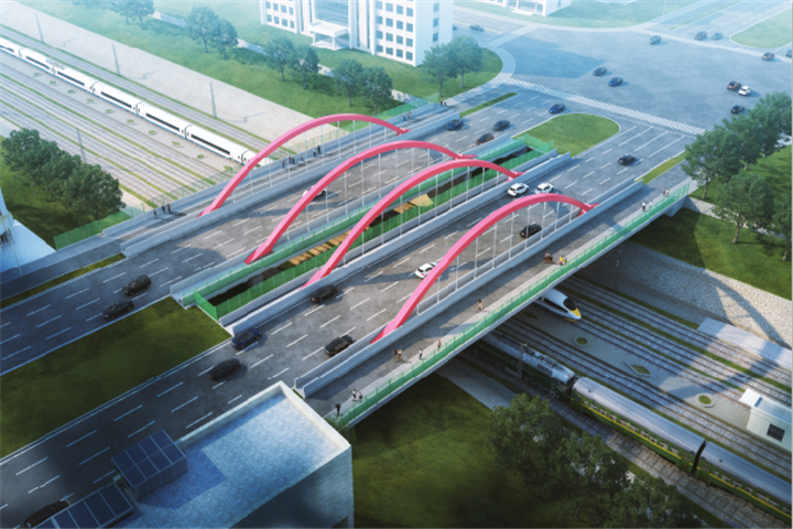 南昌市双港大街上跨昌北站立交桥改造工程即将启动