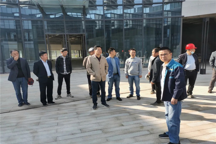 BY.COM党委书记、董事长谢荣华调研BY.COM重大重点项目建设