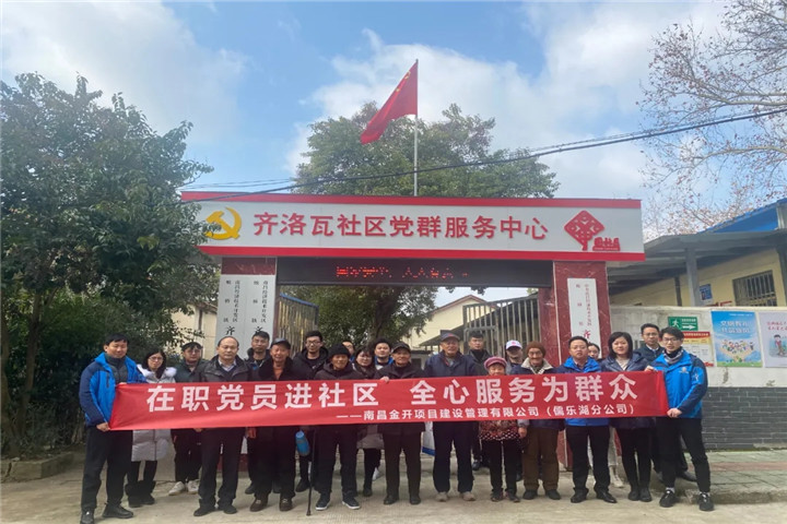 项目公司党支部开展在职党员进社区工作总结交流座谈会