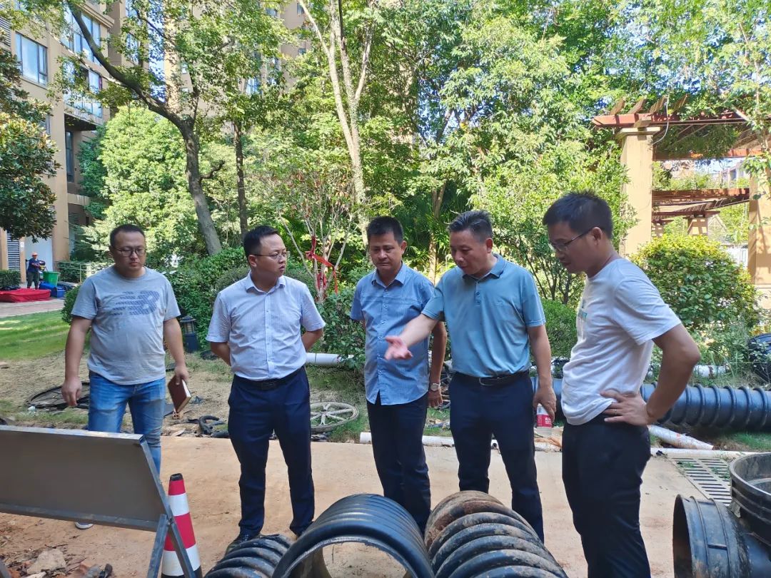 胡许亮调研BY.COM水环境综合治理项目建设情况