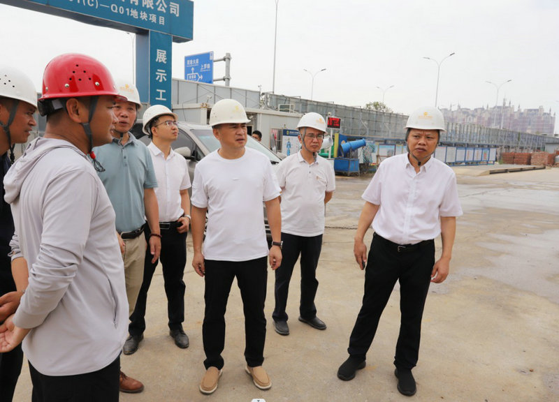 李茶根调研BY.COM重点项目建设推进情况