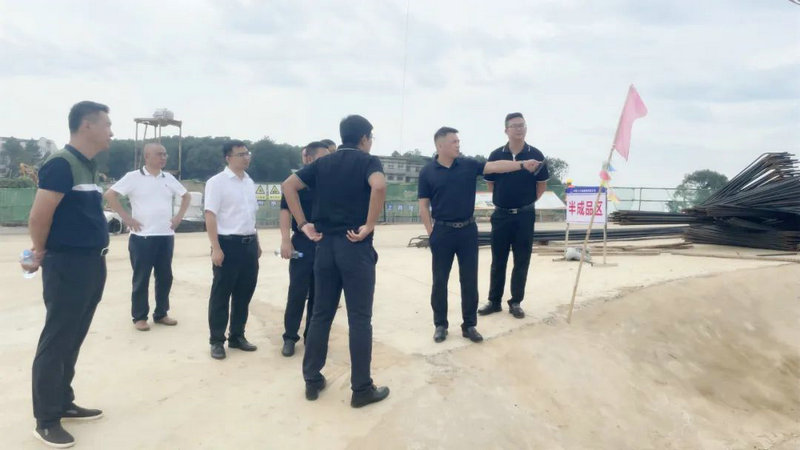 李茶根调研督导BY.COM重点项目建设及安全生产工作